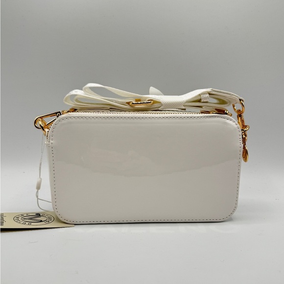 Valentino Orlandi Ivory Bag with Gold Accents - Picture 3 of 3